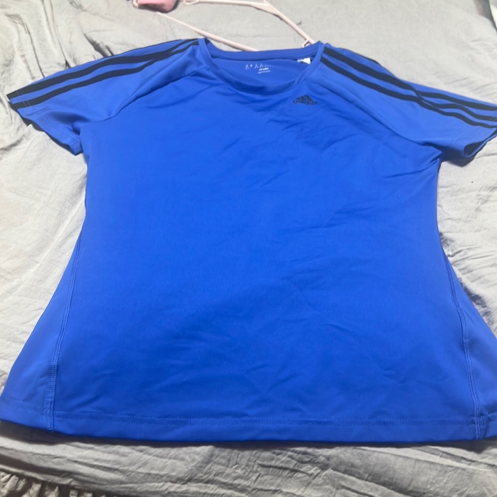 Blue Adidas shirt